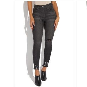 NWT, Black Dream Fit High Rise Skinny Jeans